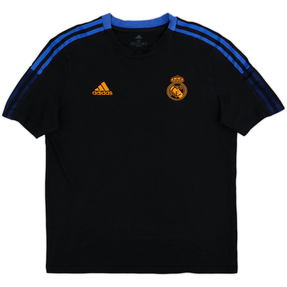 2021-22 Real Madrid adidas Cotton Tee - 9/10 - (M)