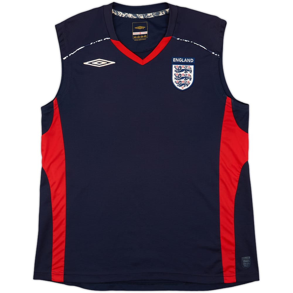 2006-07 England Umbro Training Vest - 9/10 - (L)