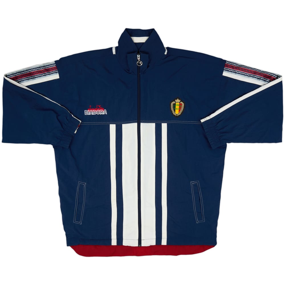 1994-95 Belgium Diadora Track Jacket - 9/10 - (XL)