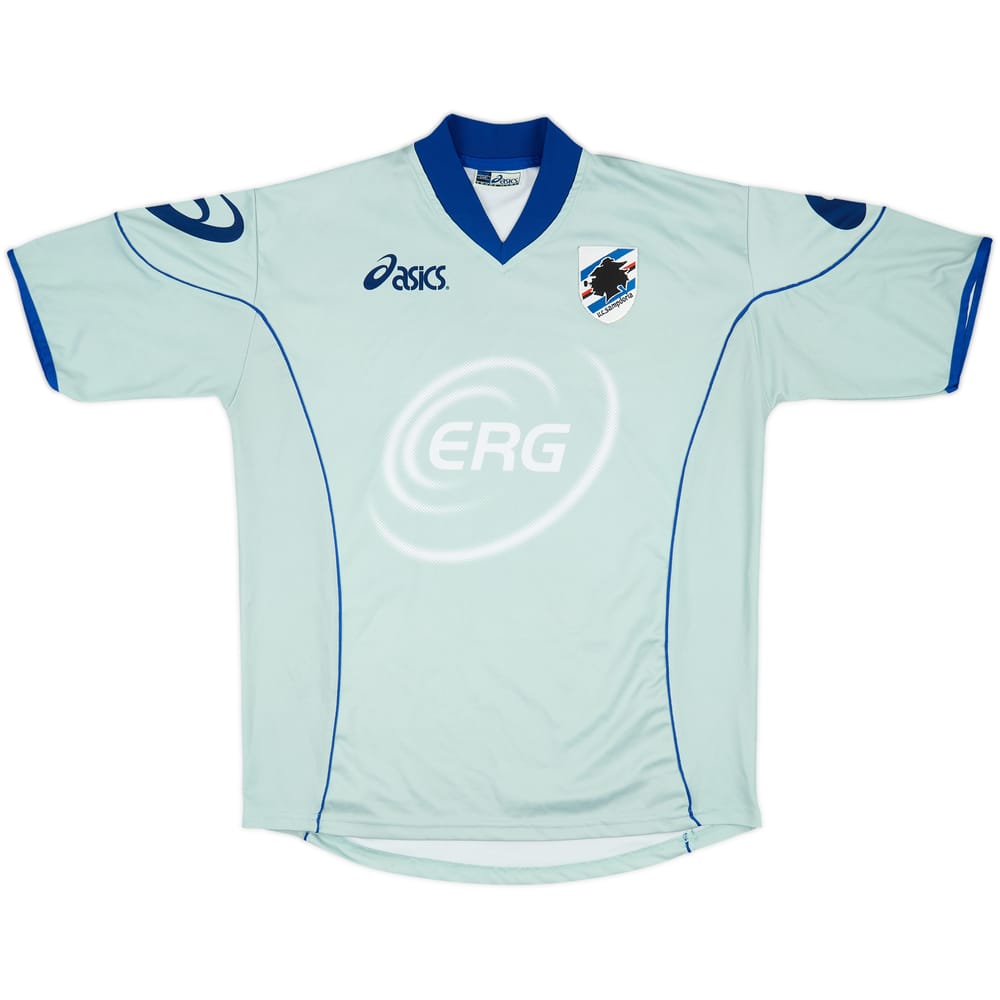 2003-04 Sampdoria Asics Training Shirt - 7/10 - (M)