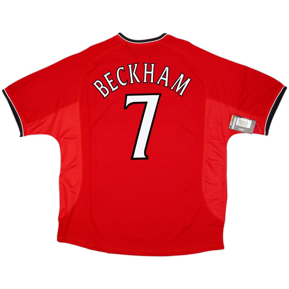 2000-02 Manchester United Home Shirt Beckham #7 (XXL)