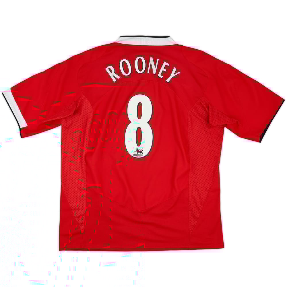 2004-06 Manchester United Home Shirt Rooney #8 - 6/10 - (XL)