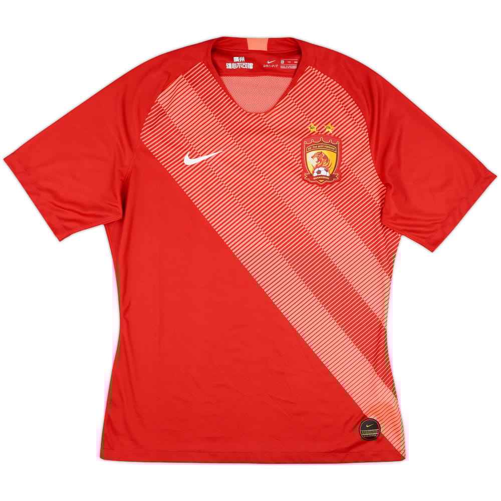 2019 Guangzhou Evergrande Home Shirt - 9/10 - (XXL)