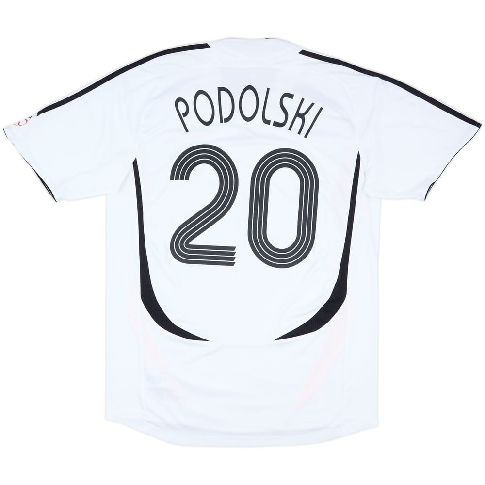2005-07 Germany Home Shirt Podolski #20 - 5/10 - (XL)