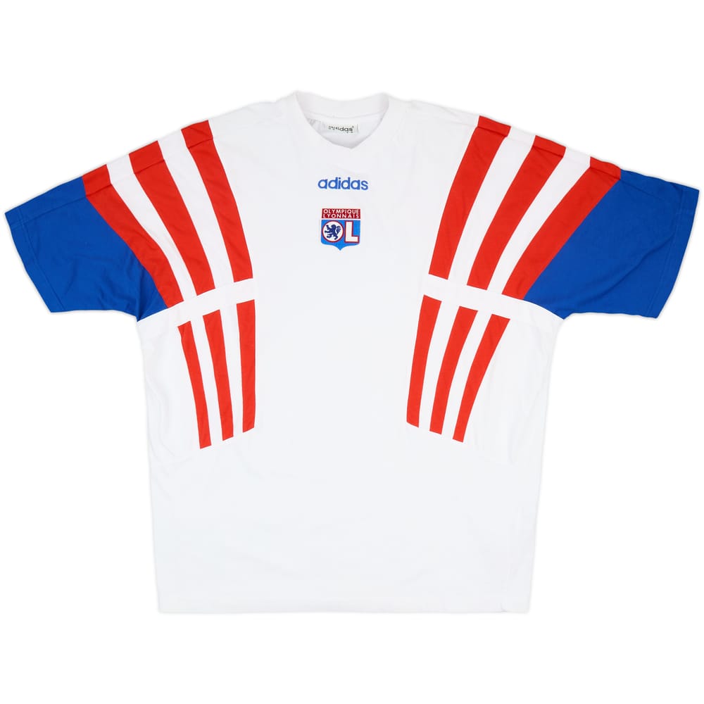 1996-97 Lyon adidas Training Shirt - 9/10 - (XXL)