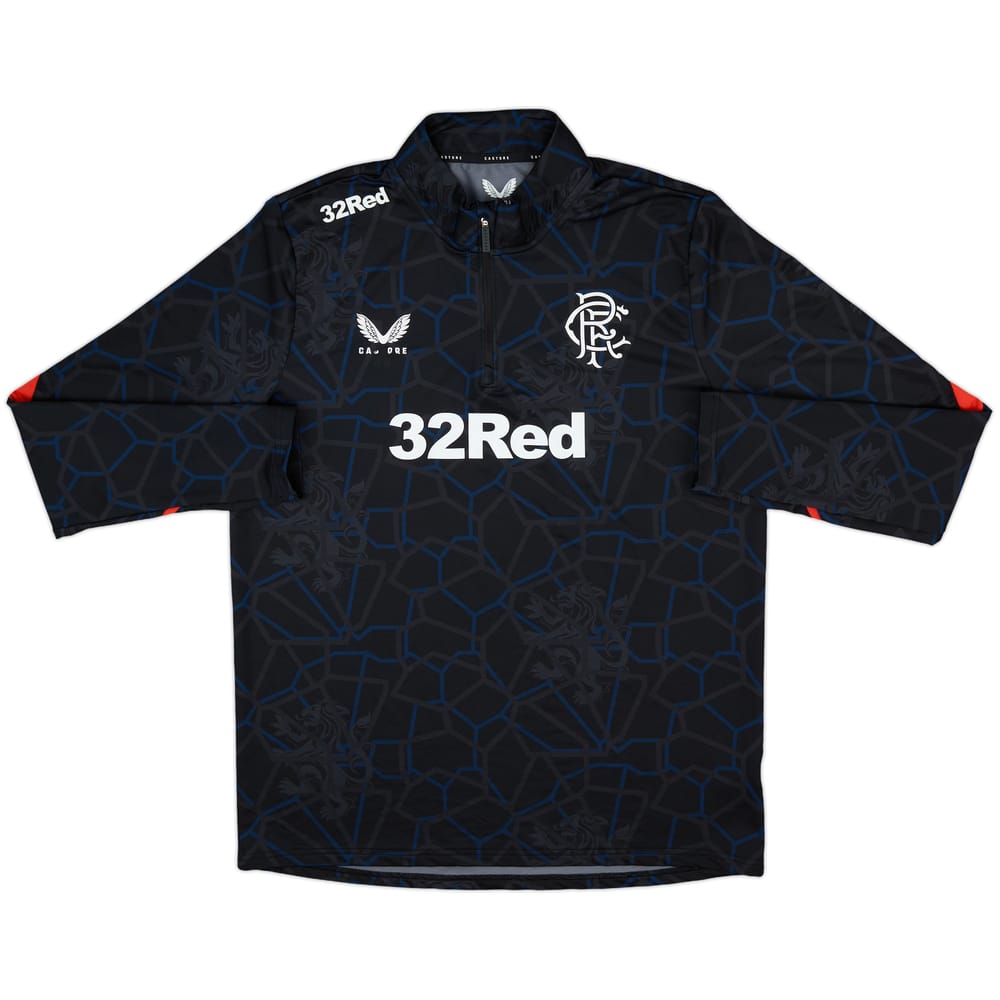 2024-25 Rangers Castore 1/4 Zip Pre-Match Top - 5/10 - (M)
