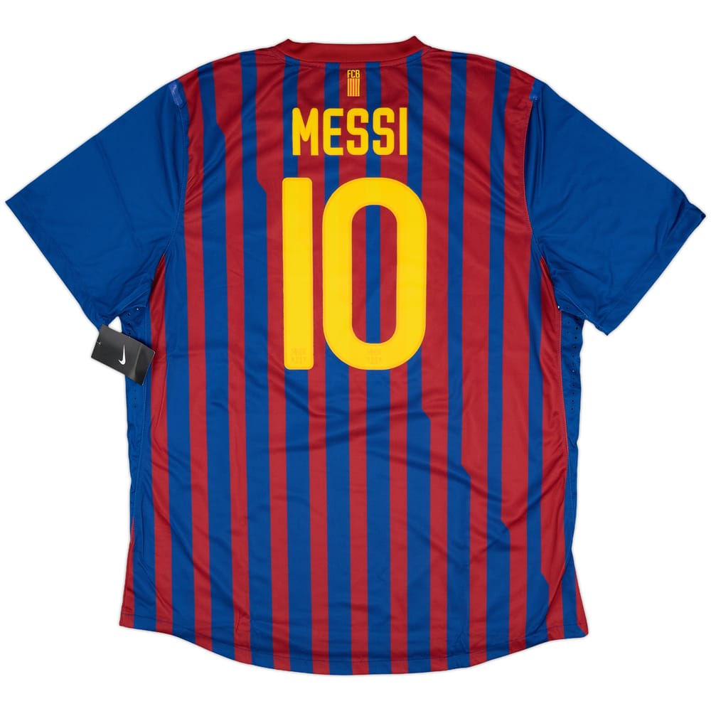 2011-12 Barcelona Home Player Issue Shirt Messi #10 (XXL)