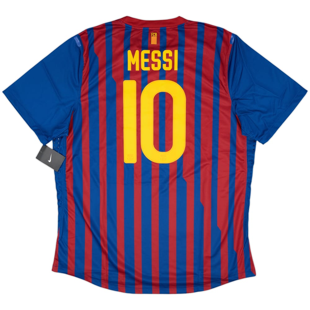 2011-12 Barcelona Home Player Issue Shirt Messi #10 (XXL)