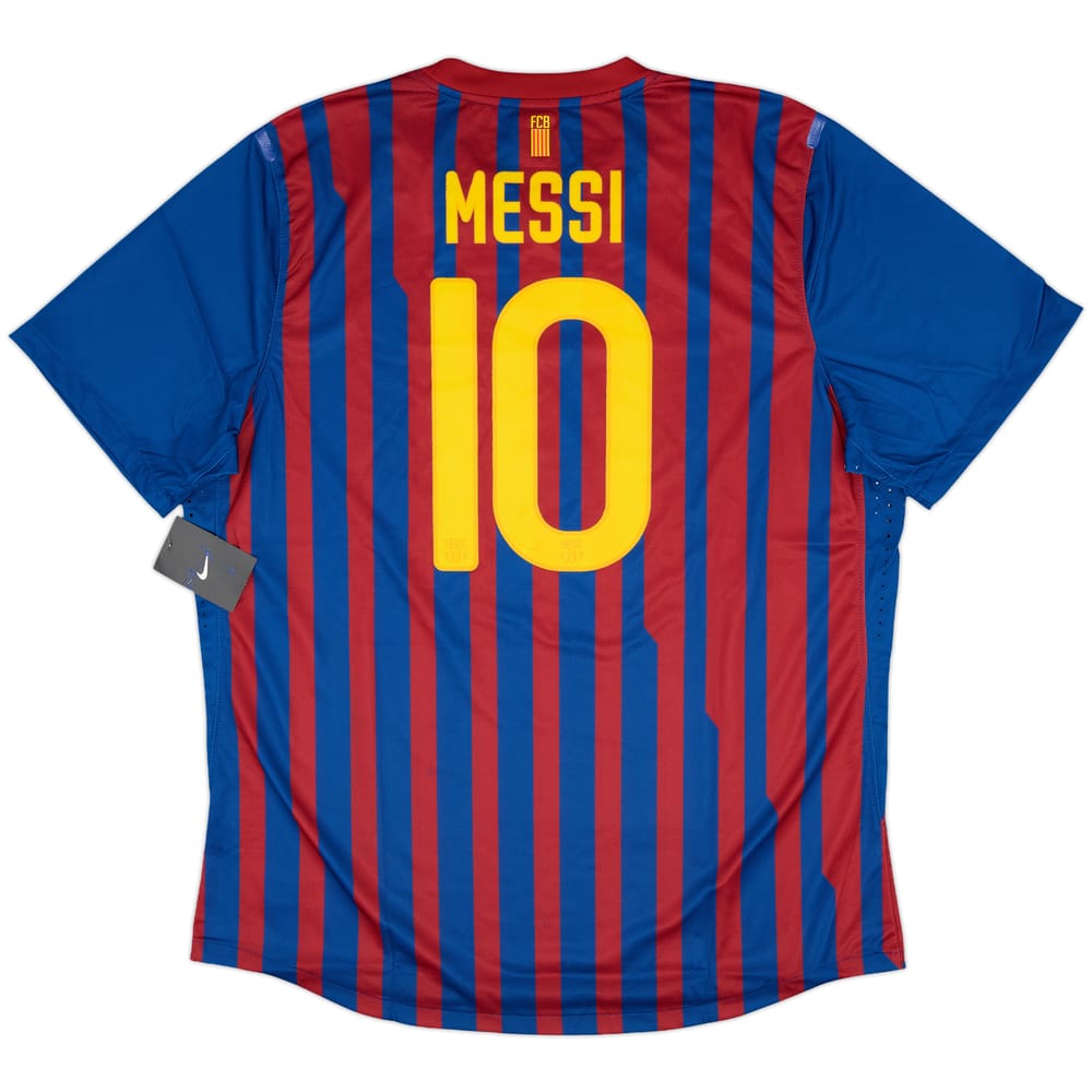 2011-12 Barcelona Home Player Issue Shirt Messi #10 (XXL)