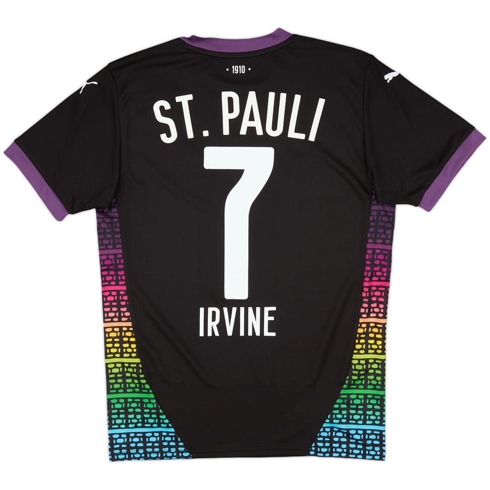 2024-25 St. Pauli Third Shirt Irvine #7 (S)