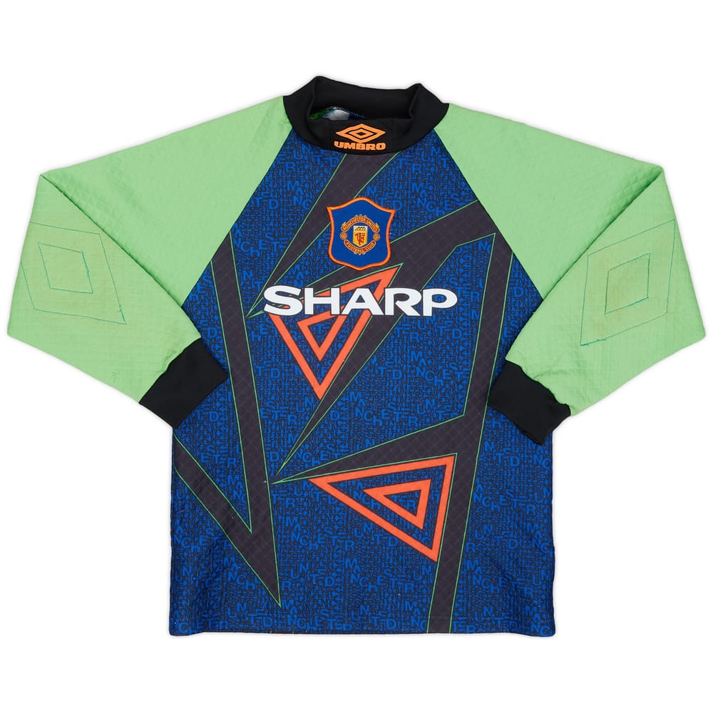 1994-96 Manchester United GK Shirt - 9/10 - (M.Boys)