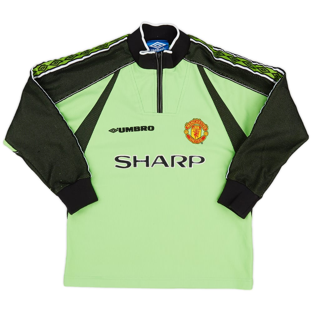1998-99 Manchester United GK Shirt - 8/10 - (S.Boys)