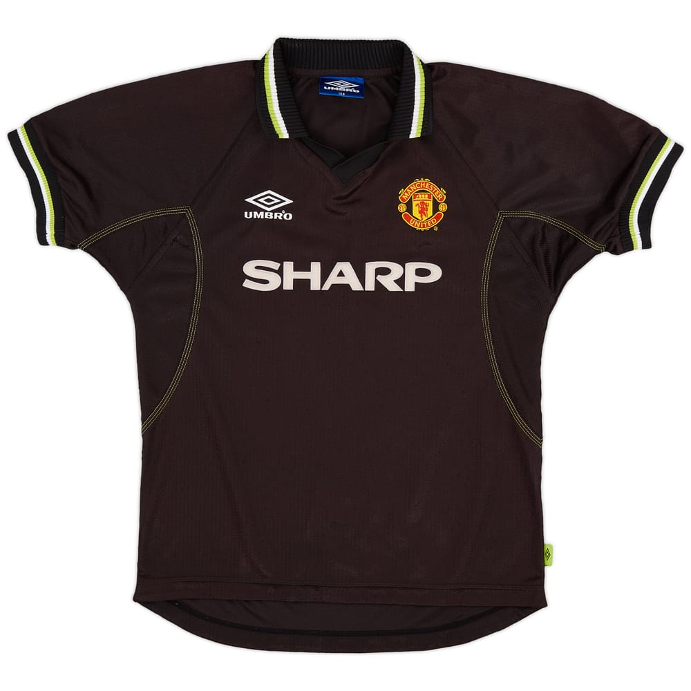 1998-99 Manchester United Third Shirt - 8/10 - (L.Boys)