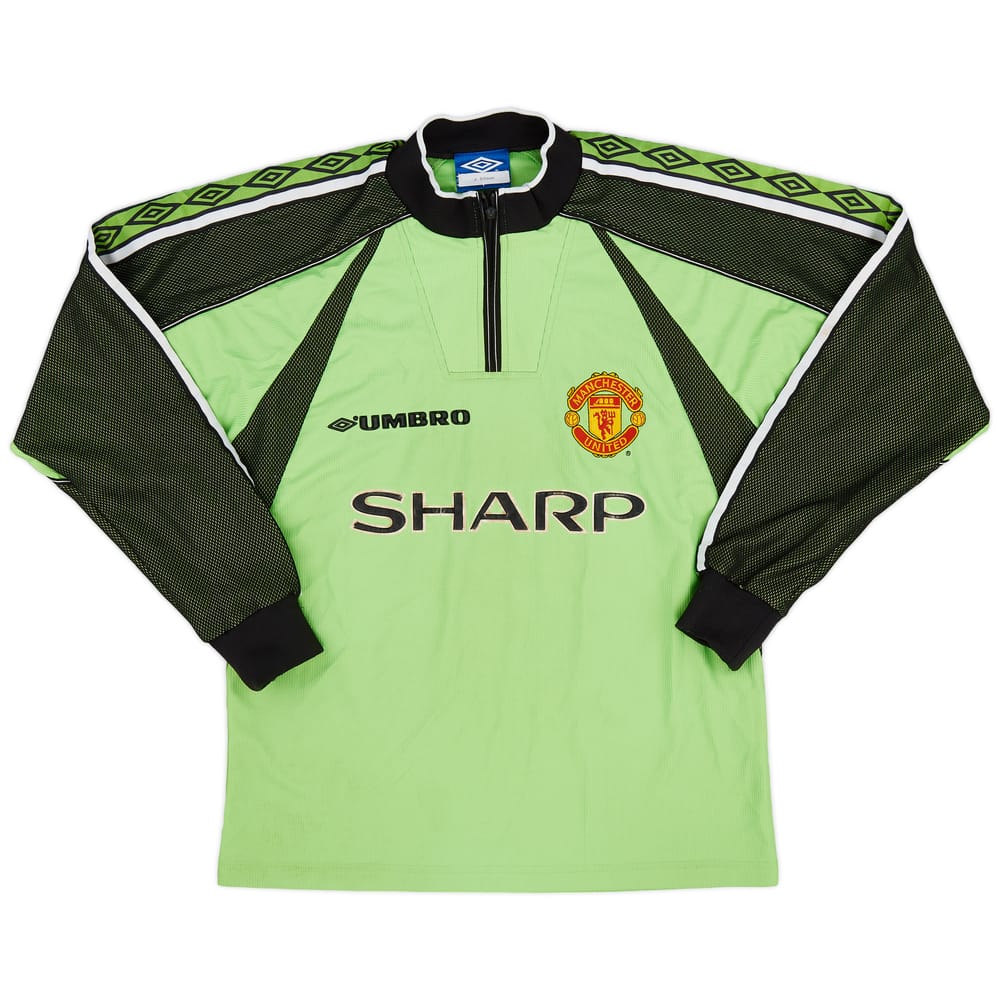 1998-99 Manchester United GK Shirt - 7/10 - (Y)