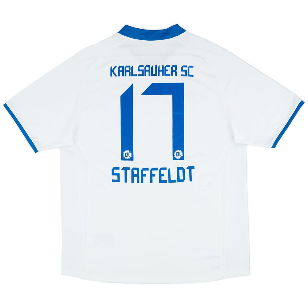 2009-10 Karlsruhe Away Shirt Staffeldt #17 - 8/10 - (XL)