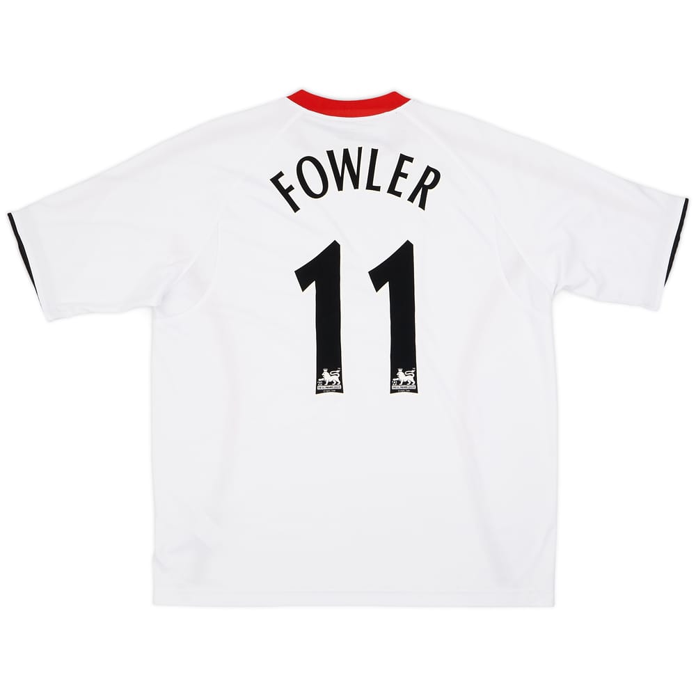 2005-06 Liverpool Away Shirt Fowler #11 - 9/10 - (XL)