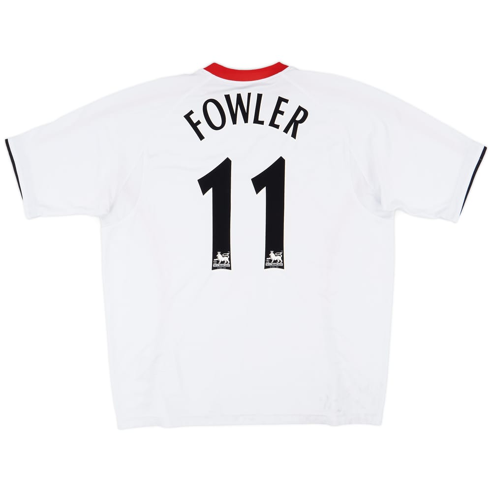 2005-06 Liverpool Away Shirt Fowler #11 - 7/10 - (XL)