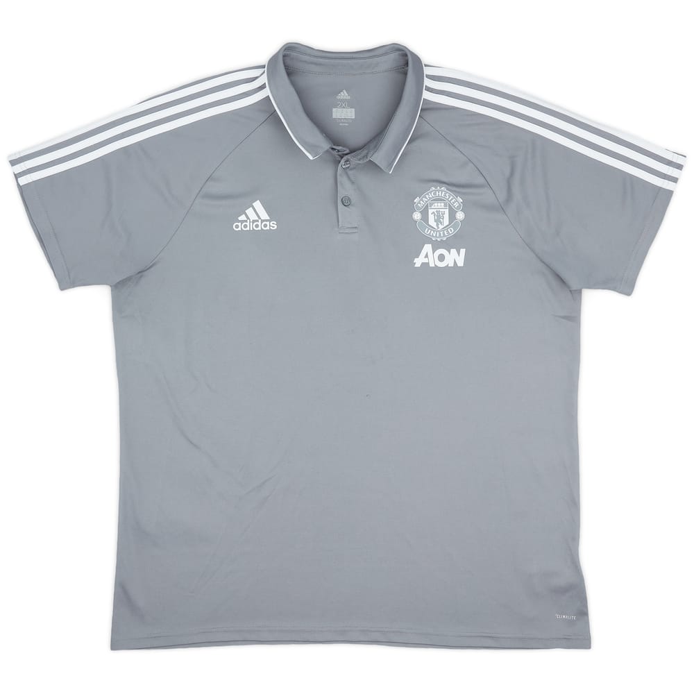 2017-18 Manchester United Training Polo Shirt - 9/10 - (XXL)