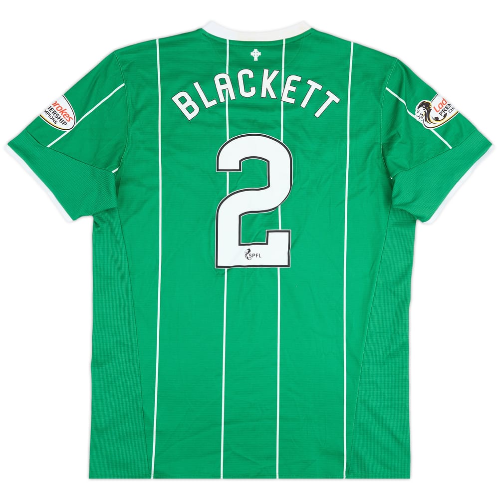 2015-16 Celtic Away Shirt Blackett #2 - 9/10 - (L)