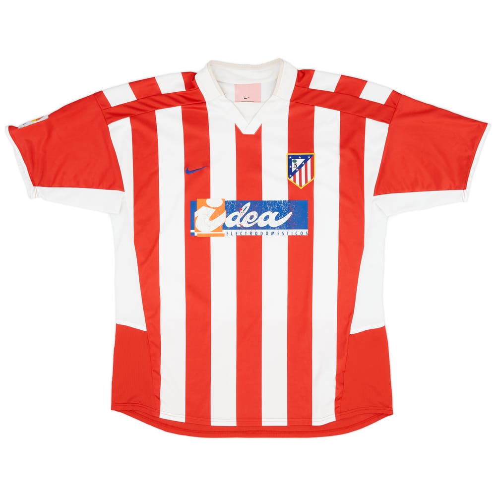 2002-03 Atletico Madrid Home Shirt - 5/10 - (XL)