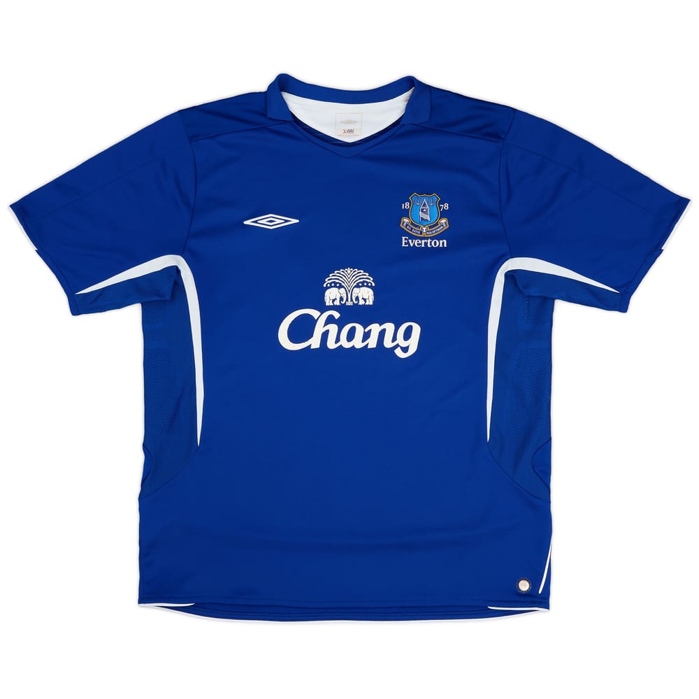2005-06 Everton Home Shirt - 7/10 - (XL)