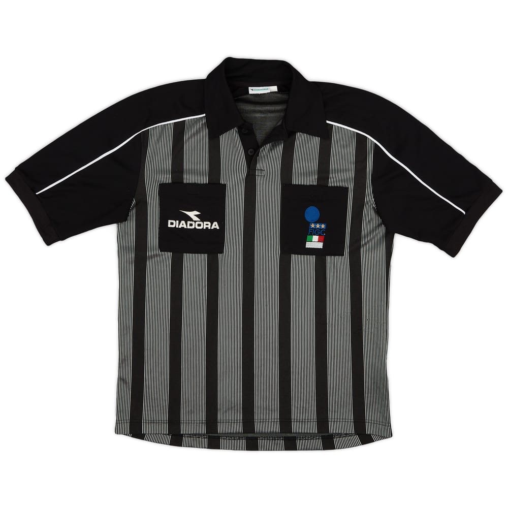 1999-00 Italy FIGC Diadora Referee Shirt - 8/10 - (L)