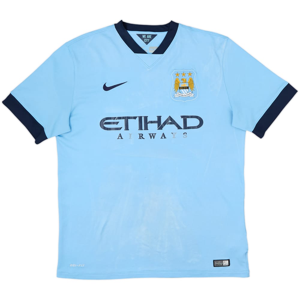 Camiseta de local del Manchester City 2014-15 - 4/10 - (L)