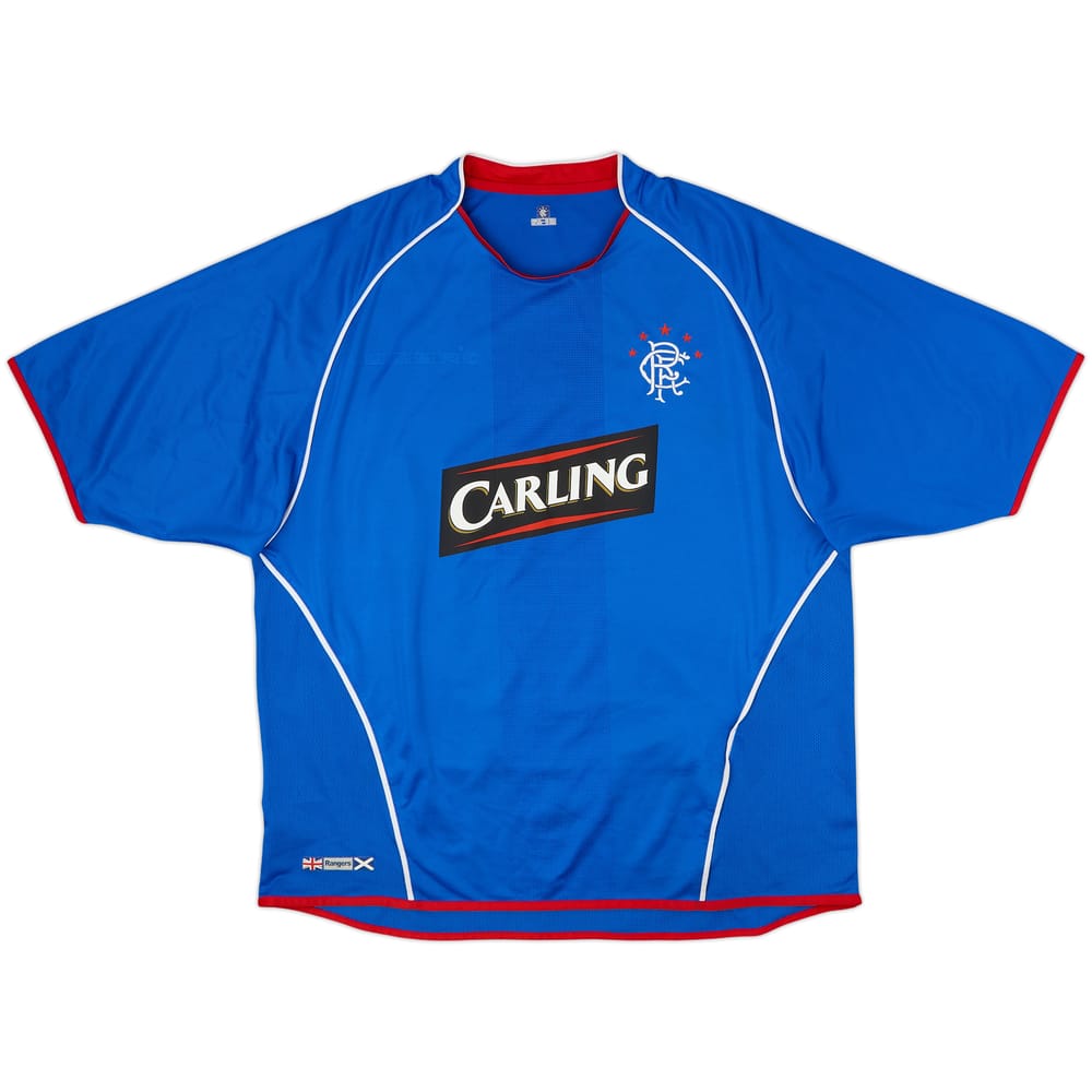 2005-06 Rangers Home Shirt - 4/10 - (XL)