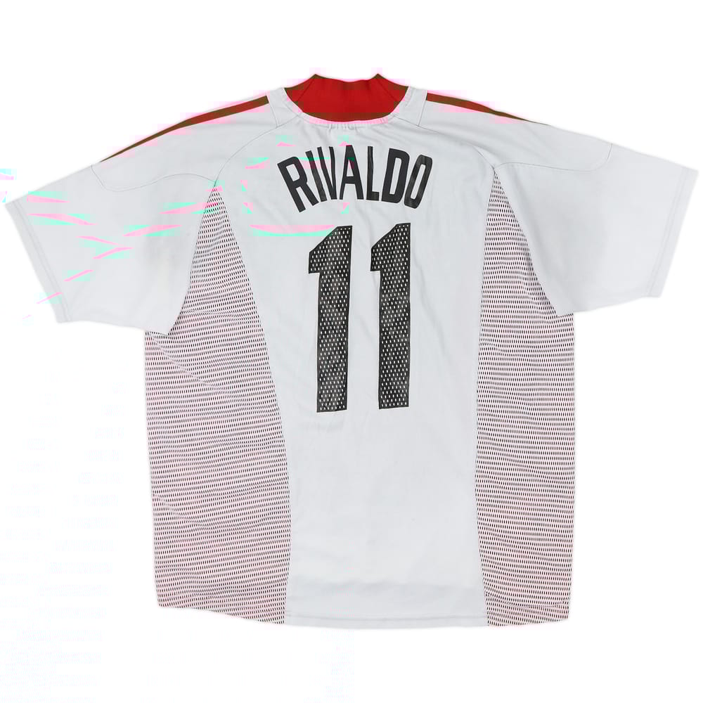 2002-03 AC Milan Away Shirt Rivaldo #11 - 4/10 - (XL)