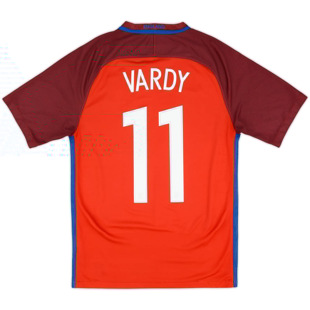 2016-17 England Away Shirt Vardy #11 - 7/10 - (S)