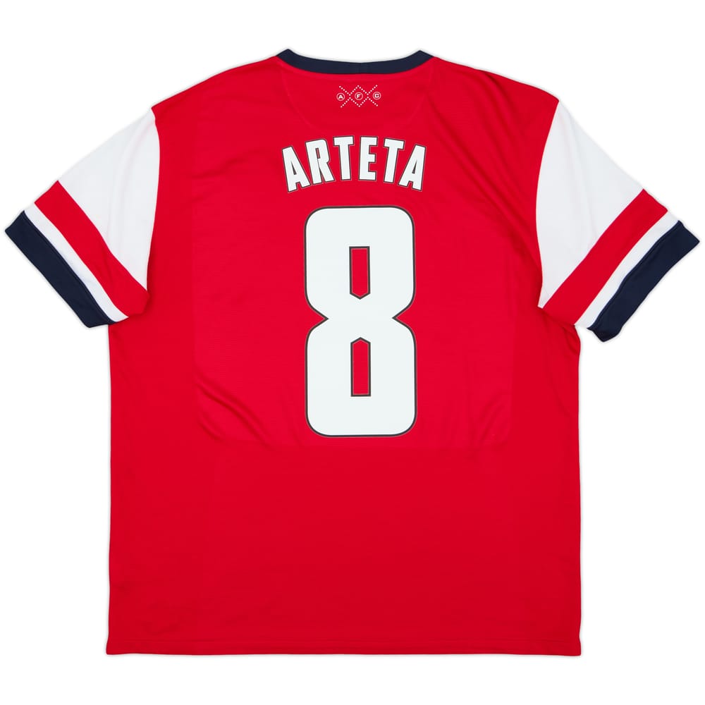 2012-14 Arsenal Home Shirt Arteta #8 - 8/10 - (XL)
