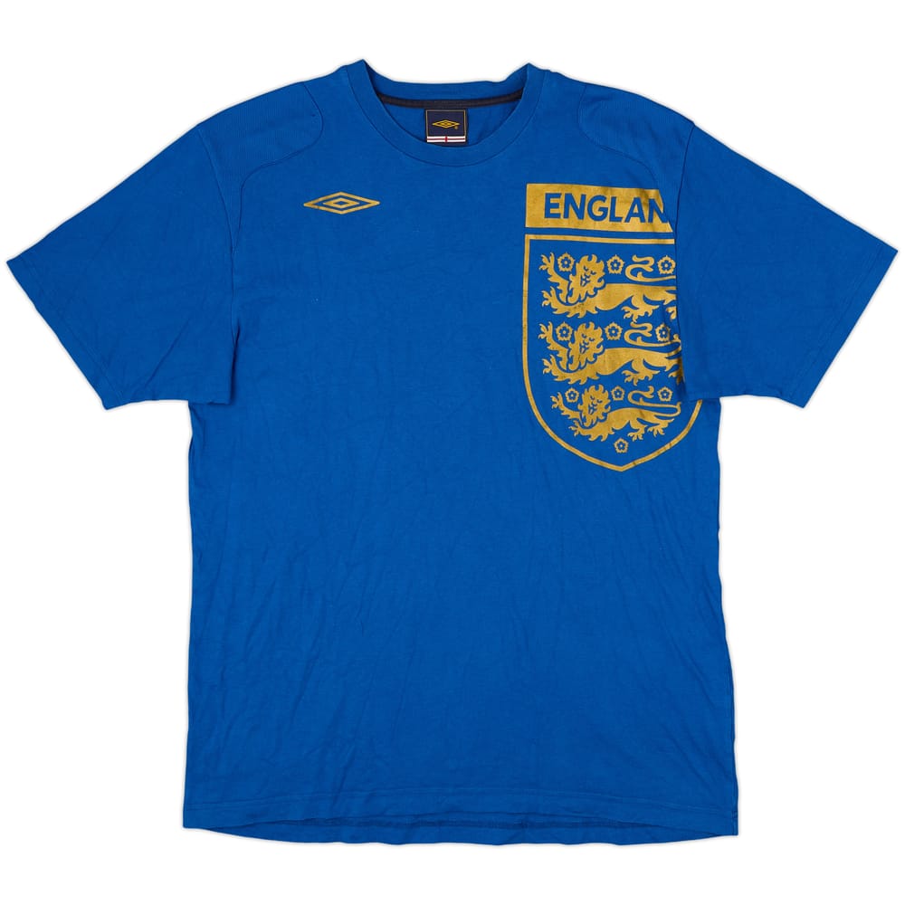 2005-06 England Umbro Graphic Tee - 9/10 - (L)