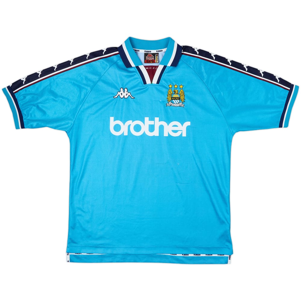 1997-99 Manchester City Home Shirt - 5/10 - (XL)