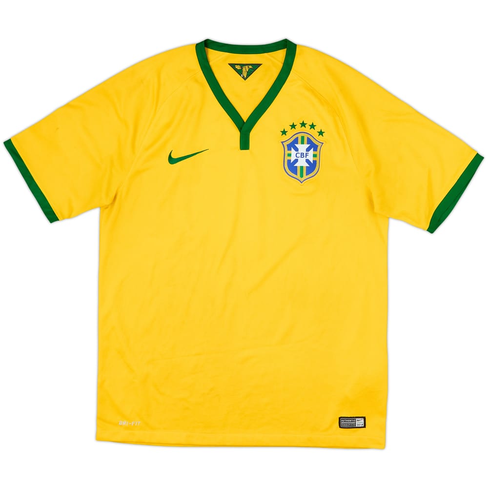 2014-15 Brazil Home Shirt - 5/10 - (M)