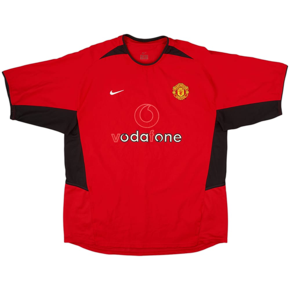 2002-04 Manchester United Home Shirt - 4/10 - (XL)
