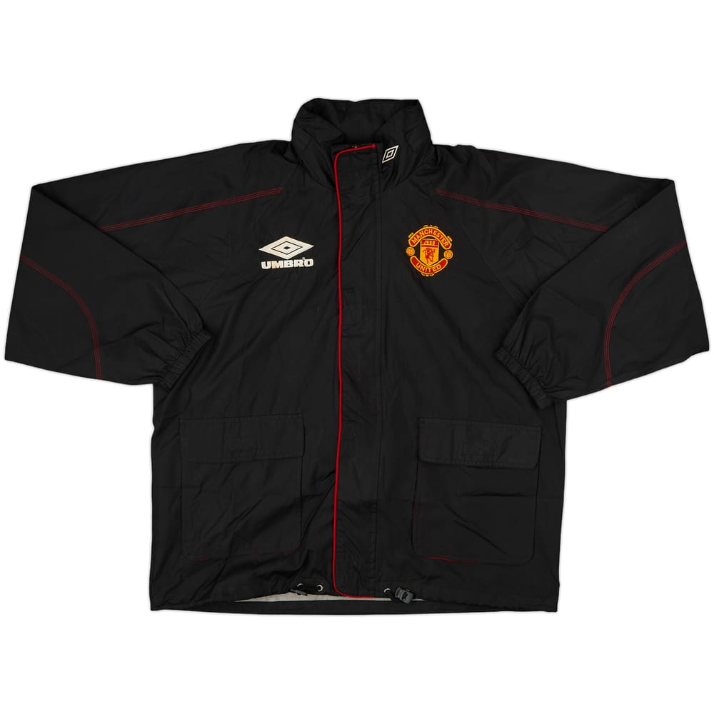 1998-99 Manchester United Umbro Hooded Rain Jacket - 9/10 - (L)