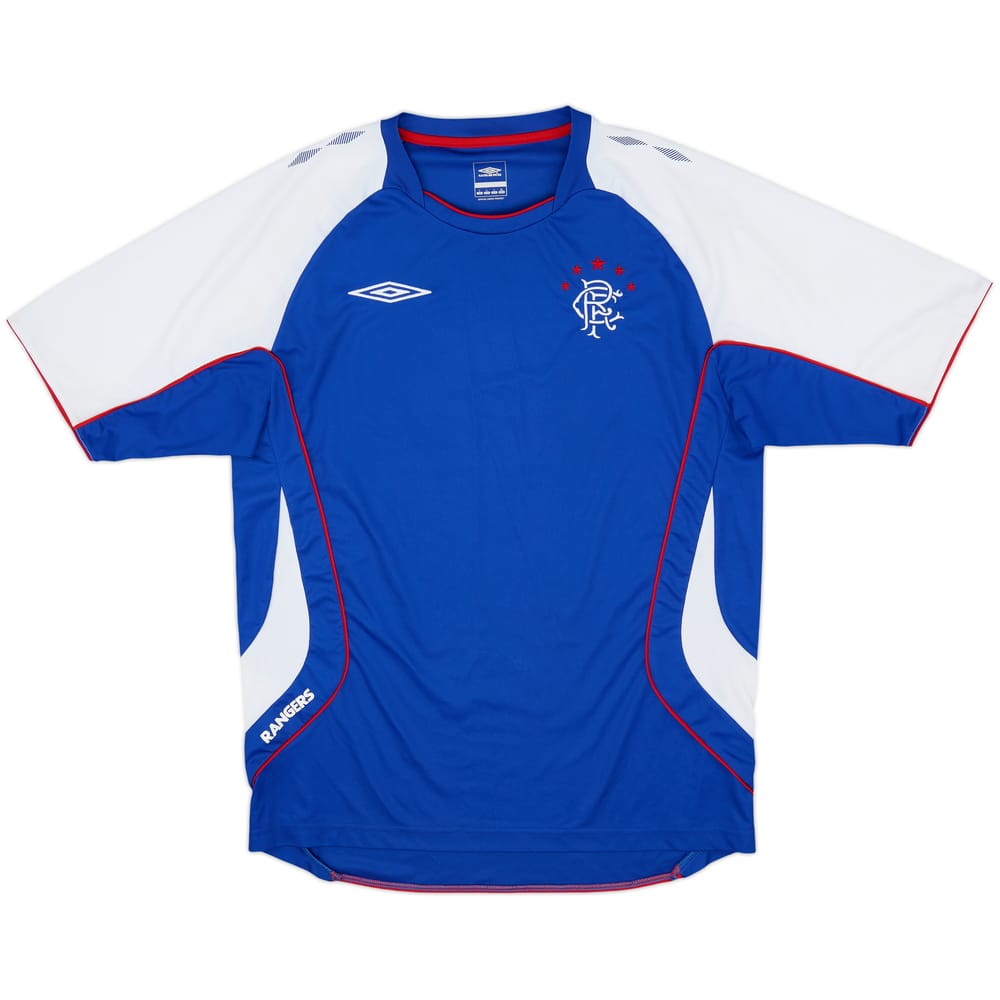 Camiseta Umbro de entrenamiento del Rangers 2006-07 - 10/10 - (L)