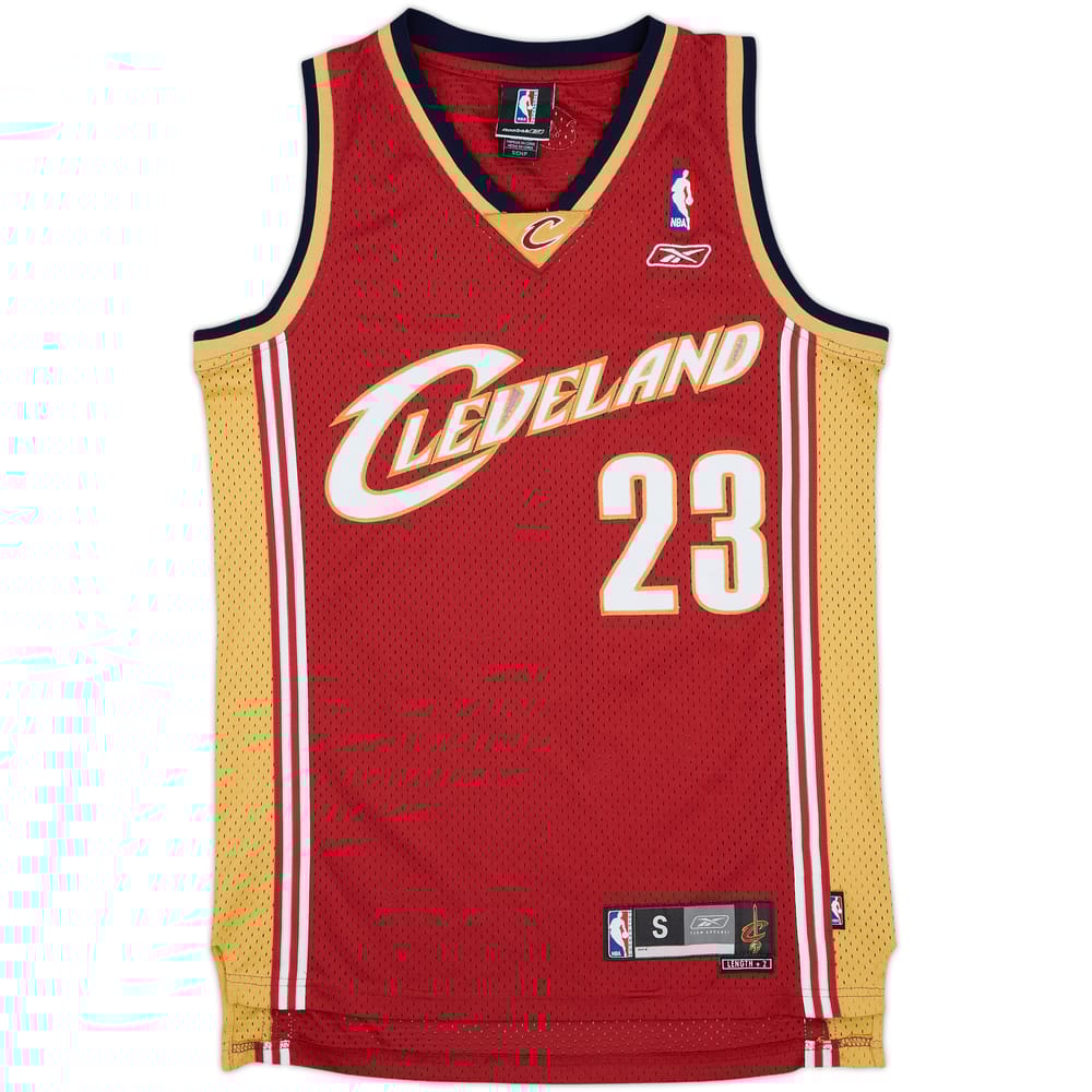 2004-06 Cleveland Cavaliers James #23 Reebok Swingman Away Jersey - 7/10 - (S)