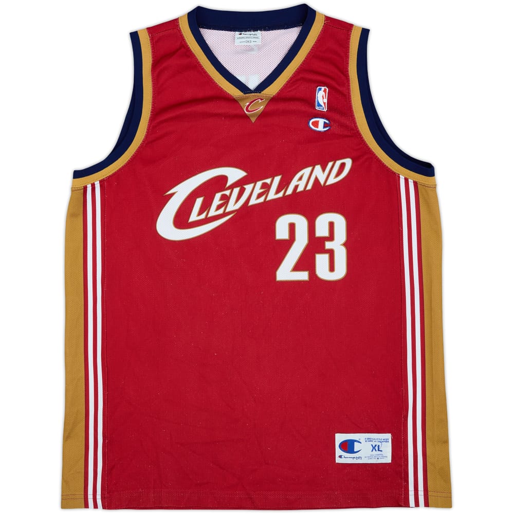 2003-10 Cleveland Cavaliers James #23 Champion Away Jersey - 7/10 - (XL)