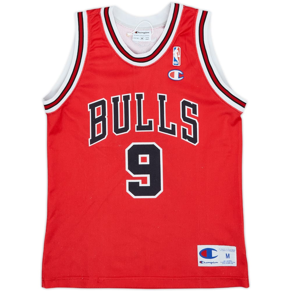 2004-10 Chicago Bulls Deng #9 Champion Away Jersey - 7/10 - (M.Boys)