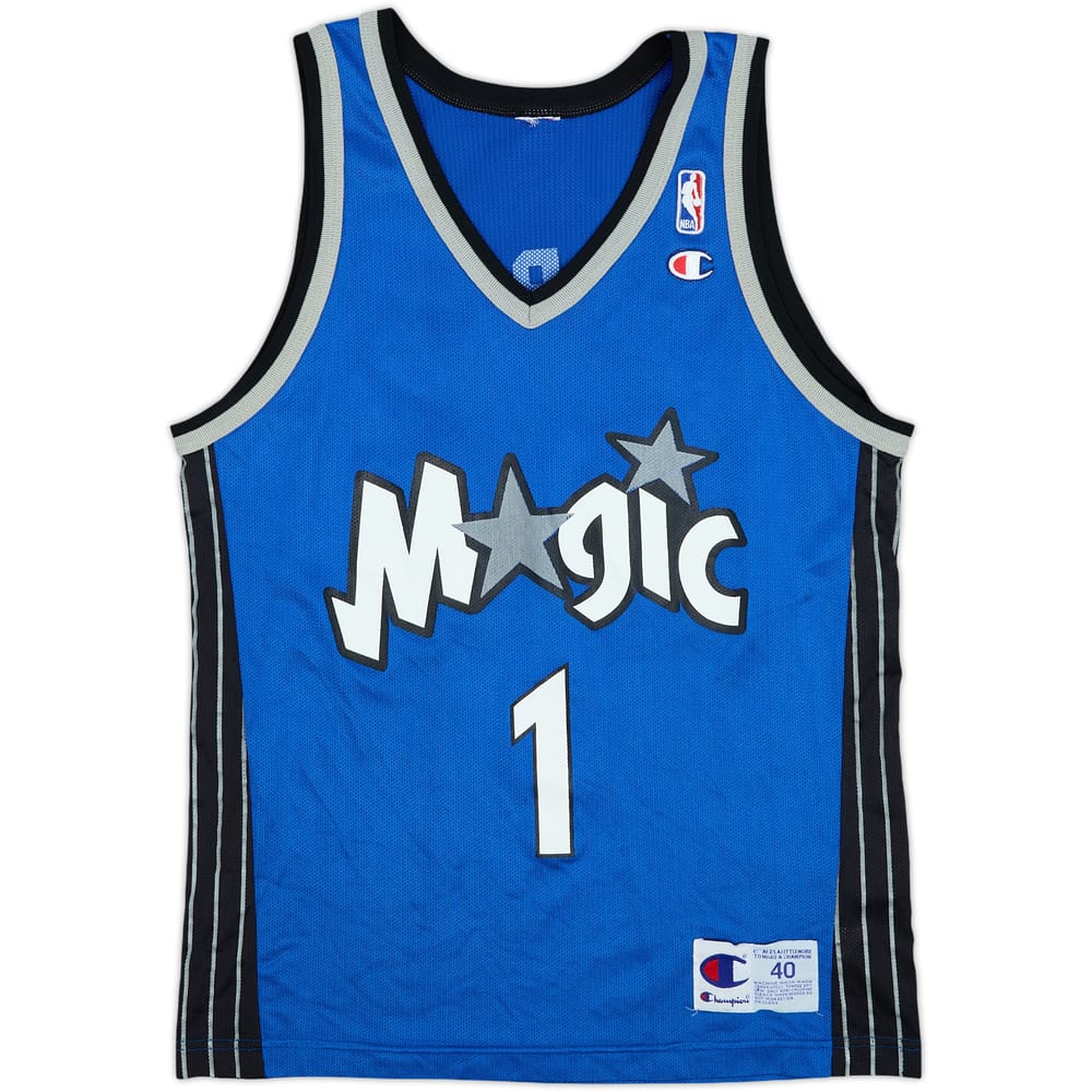 2000-02 Orlando Magic McGrady #1 Champion Away Jersey - 7/10 - (M)