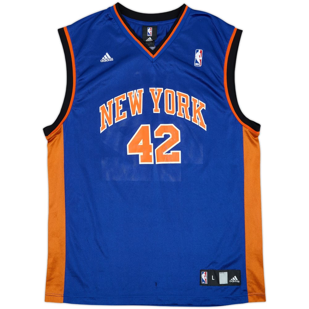2006-10 New York Knicks Lee #42 adidas Away Jersey - 5/10 - (L)