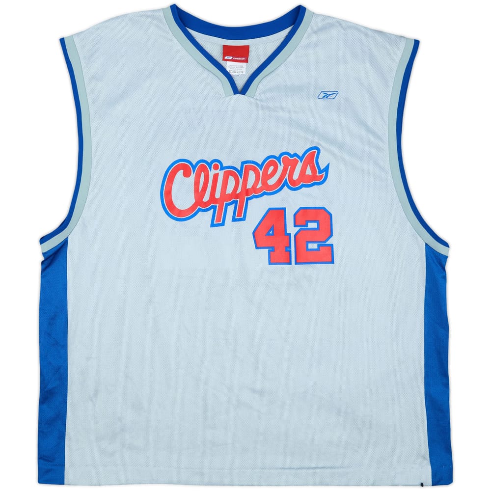 2002-06 LA Clippers Brand #42 Reebok Alternate Jersey - 8/10 - (3XL)