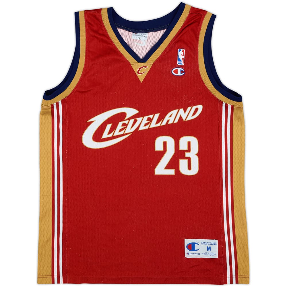 2003-10 Cleveland Cavaliers James #23 Champion Away Jersey - 7/10 - (M)