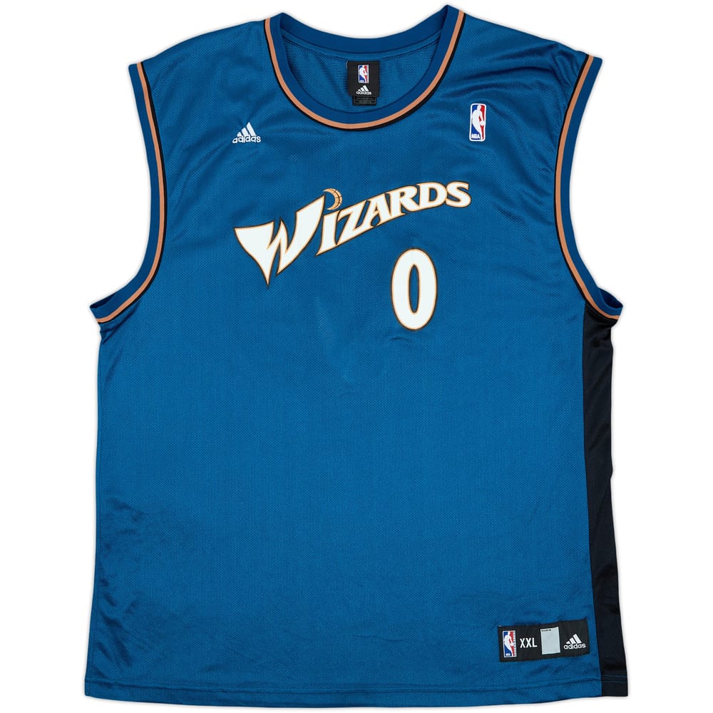 2006-07 Washington Wizards Arenas #0 adidas Away Jersey - 8/10 - (XXL)