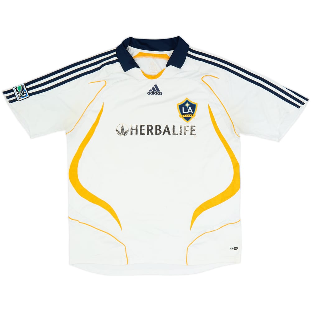 2007-08 LA Galaxy Home Shirt - 4/10 - (XL)