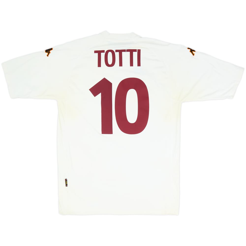 Camiseta de visitante del Roma 2000-01 Totti #10 - 4/10 - (XXL)