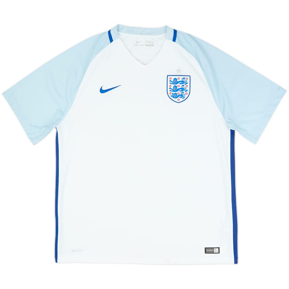 2016-17 England Home Shirt - 5/10 - (XL)