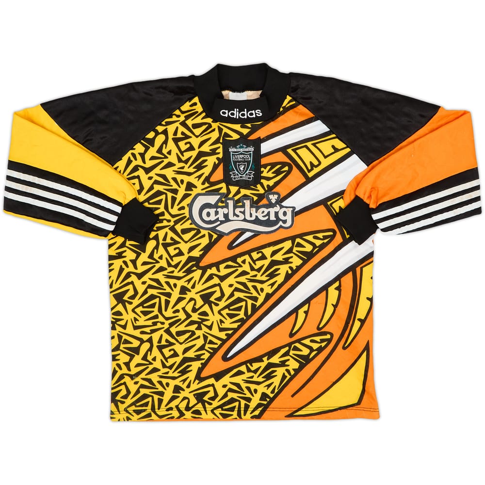Camiseta de portero del Liverpool 1995-96 - 7/10 - (Juvenil L)