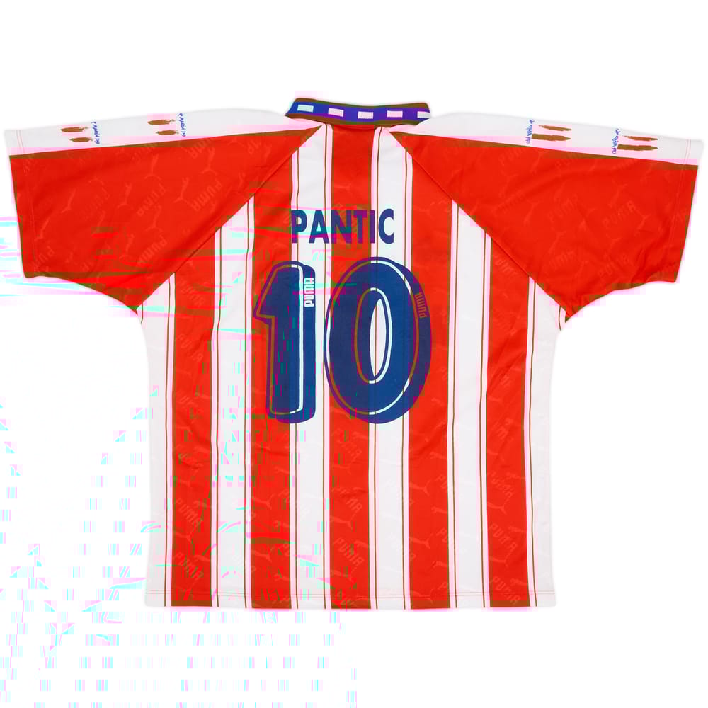 1994-95 Atletico Madrid Home Shirt Pantic #10 - 9/10 - (XL)